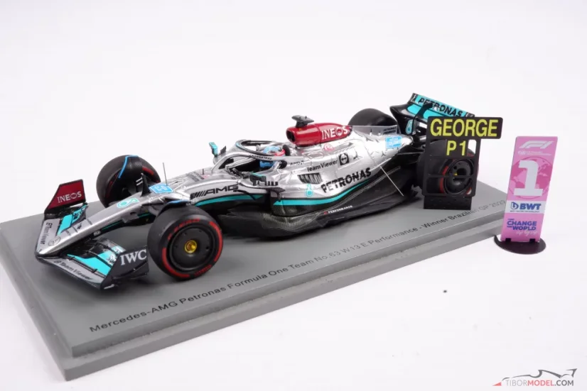 Mercedes W13 - George Russell (2022), Winner Brazilian GP, 1:43 Spark