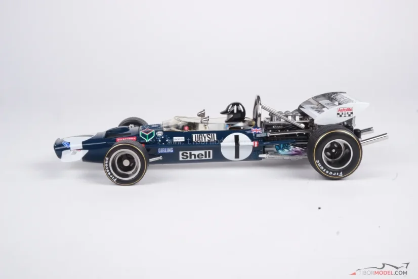 Lotus 49c - Graham Hill (1970), VC Monaka, 1:18 Quartzo