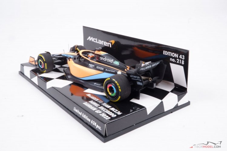 McLaren MCL36 - Daniel Ricciardo (2022), 1:43 Minichamps