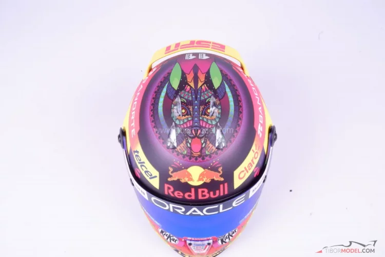Sergio Perez 2023 Red Bull prilba, VC Mexika, 1:2 Schuberth
