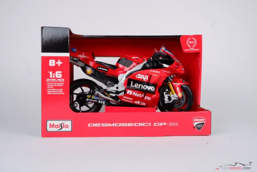 Ducati Desmosedici - Francesco Bagnaia (2024), 1:6 Maisto