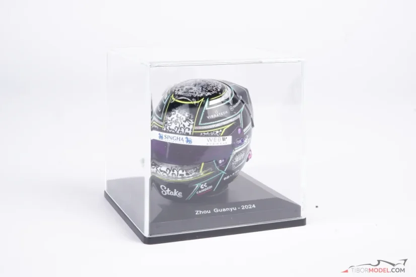 Zhou Guanyu 2024, Sauber helmet, 1:5 Spark