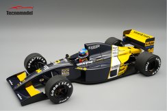 Minardi M191 - Gianni Morbidelli (1991), Belgian GP, with driver figurine 1:18 Tecnomodel