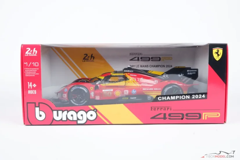 Ferrari 499P - #50, Győztes 24H Le Mans 2024, 1:18 Bburago