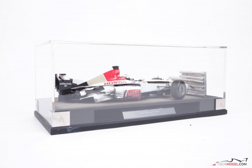 Diorama BAR Honda 005 - J. Button crash 2003, 1:18