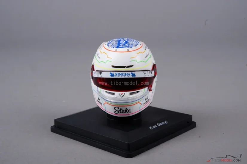 Zhou Guanyu 2024 Chinese GP, Sauber helmet, 1:5 Spark