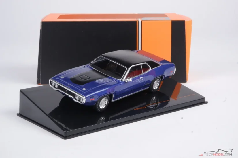 Plymouth GTX (1971) fialový, 1:43 Ixo