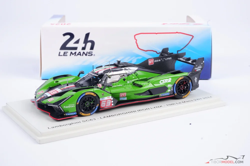Spark スパーク 1/43 ランボルギーニ SC63 #63 2024ルマン Model Lamborghini SC63, #63 LeMans 2024, 1:43 Spark