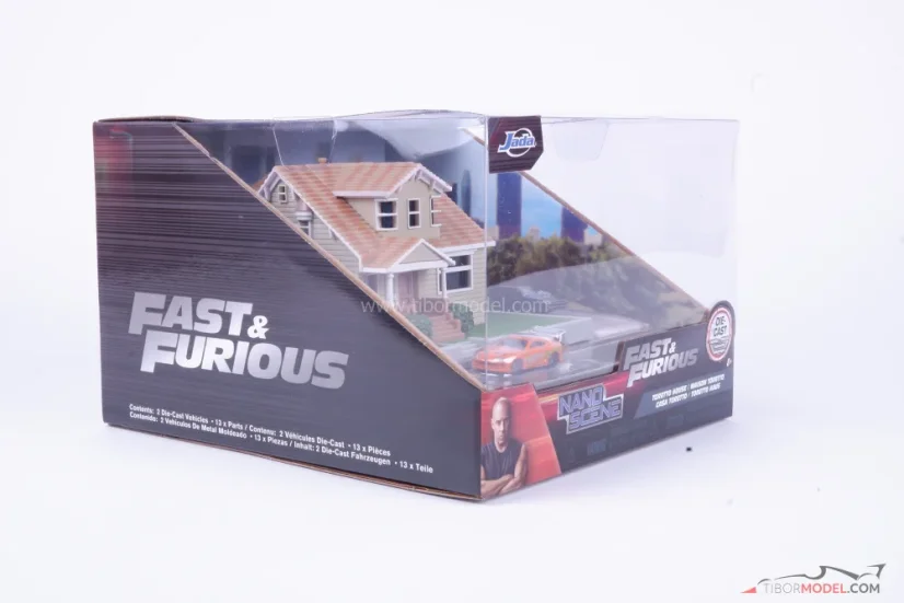Diorama domu Dominika Toretta z filmu Rýchlo a zbesilo (Fast & Furious), Jada