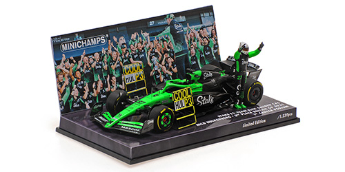 Model car Sauber C45 Hulkenberg 2025 British GP podium