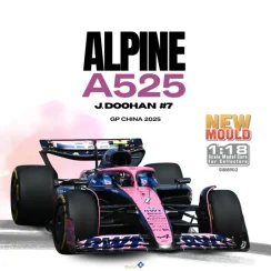Alpine A525 - Jack Doohan (2025), VC Číny, 1:18 Solido