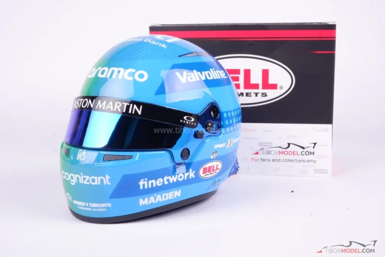 Fernando Alonso 2024 VC Las Vegas, Aston Martin prilba, 1:2 Bell