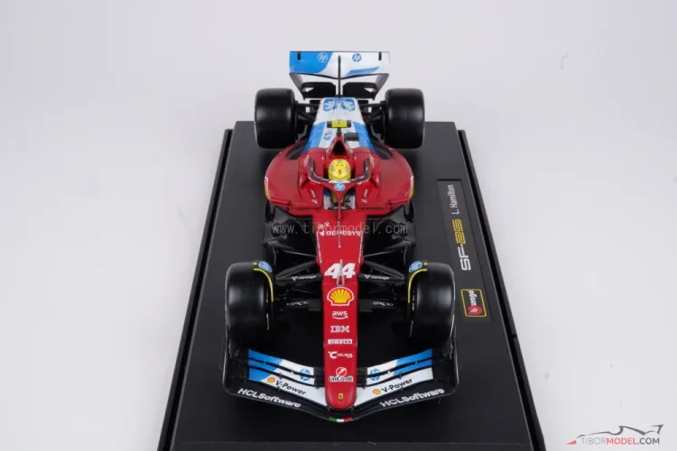 Ferrari SF-25 - Lewis Hamilton (2025) Miami Nagydíj, 1:18 Bburago