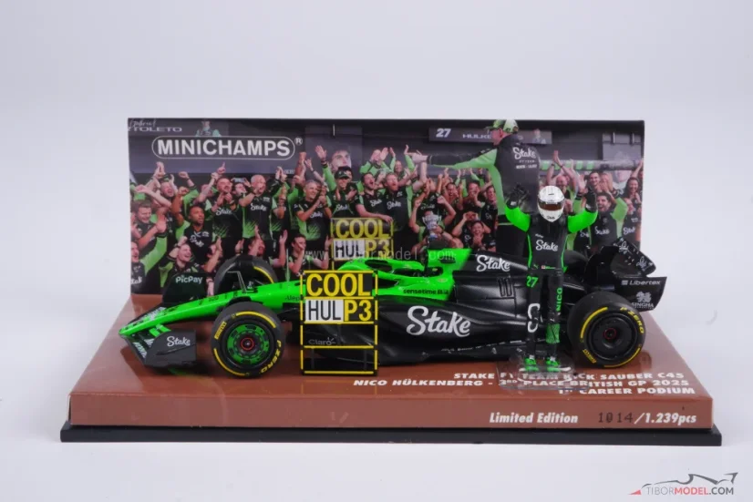 Sauber C45 - Nico Hülkenberg (2025), British GP, 1:43 Minichamps