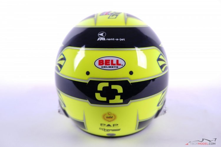 Lando Norris 2021 McLaren helmet, Qatar GP, 1:2 Bell