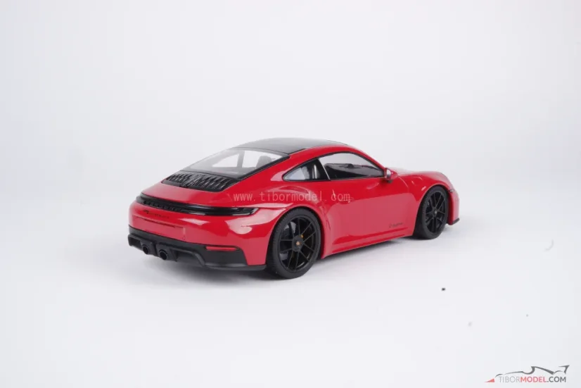 Porsche 911 Carrera GTS (2025) piros, 1:18 Minichamps