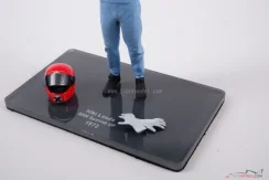 Niki Lauda 1973 pilóta figura, Spanyol Nagydíj, BRM, 1:18