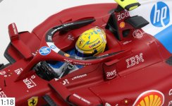 Ferrari SF-25 - Lewis Hamilton (2025) Miami Nagydíj, 1:18 BBR