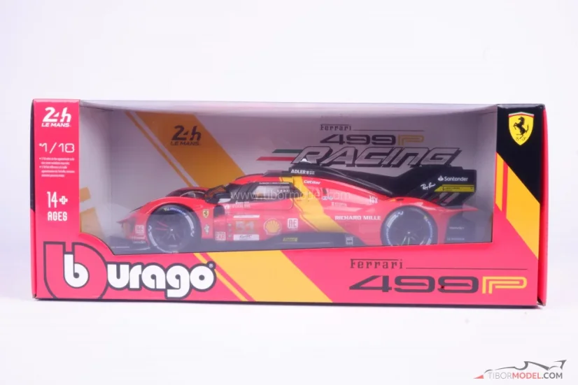 Ferrari 499P - #51, Vítěz 24H Le Mans 2023, 1:18 Bburago