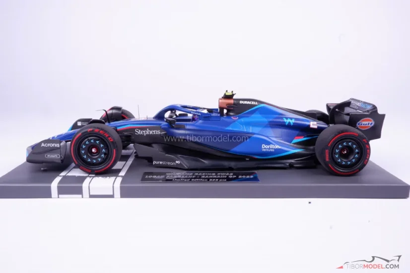Williams FW45 - Logan Sargeant (2023), VC Bahrajnu, 1:18 Minichamps