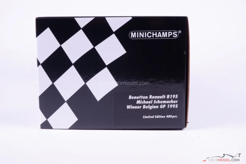 Benetton B195 - Michael Schumacher (1995), Vítěz VC Belgie, 1:18 Minichamps