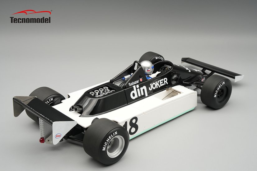 March 811 - Eliseo Salazar (1981), Amerikai Nagydíj, pilótafigurával 1:18 Tecnomodel