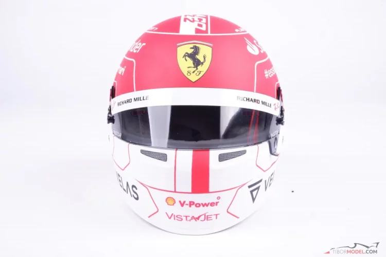 Charles Leclerc 2022 Monaco GP, Ferrari helmet, 1:2 Bell
