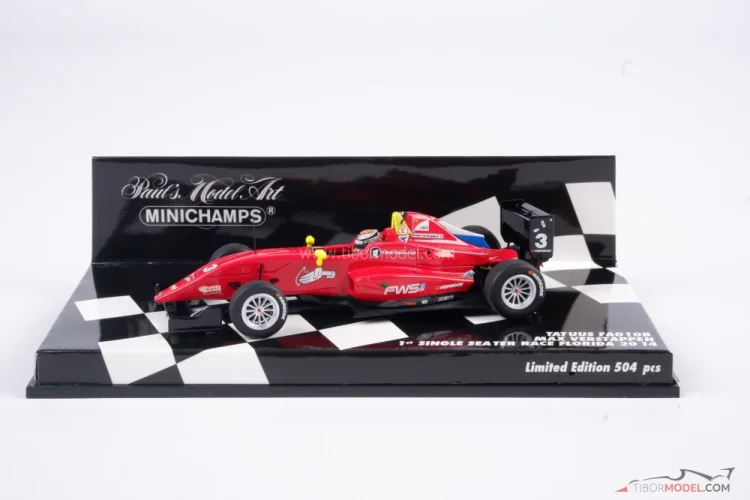 Tatuus FA010B - Max Verstappen (2014), Florida, 1:43 Minichamps Tatuus FA010B - Max Verstappen (2014), Florida, 1:43 Minichamps