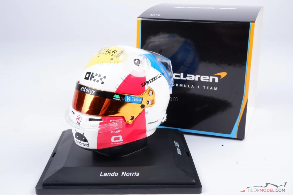Helmet Lando Norris, McLaren 2023, 15 Spark