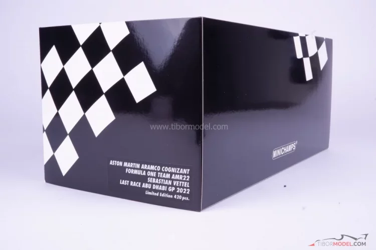 Aston Martin AMR22 - Sebastian Vettel (2022), Last race, 1:18 Minichamps