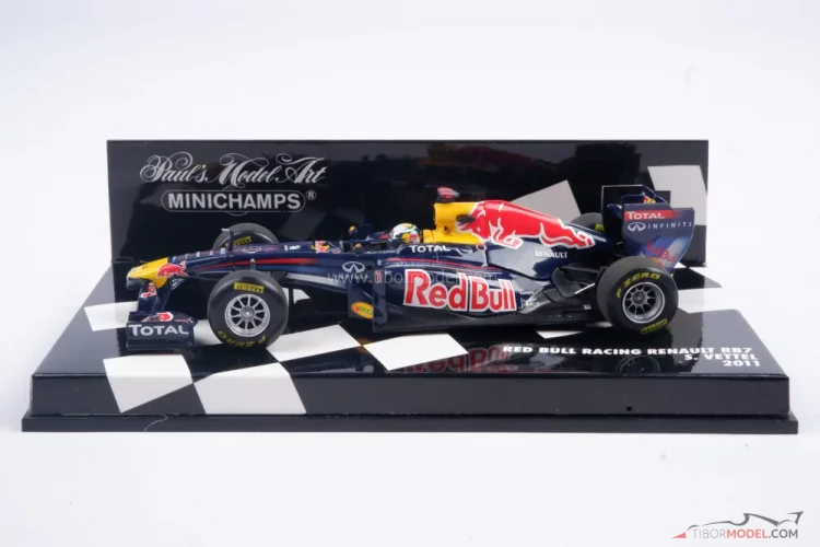 【セール】 福袋 の通販 car Model Red Minichamps 1:43 2011, Vettel RB7 Bull レーシングカー