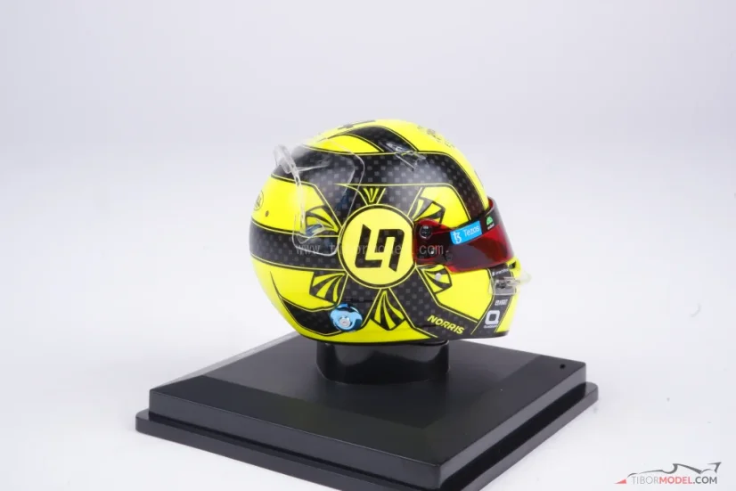 Lando Norris 2023 mini prilba, McLaren, 1:5 Spark