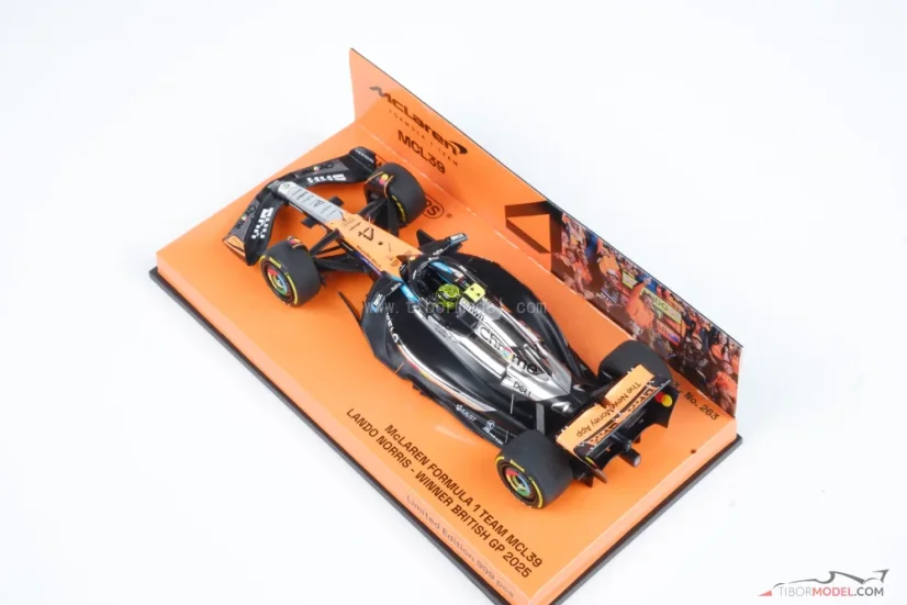 McLaren MCL39 - Lando Norris (2025), Győztes Brit Nagydíj, 1:43 Minichamps