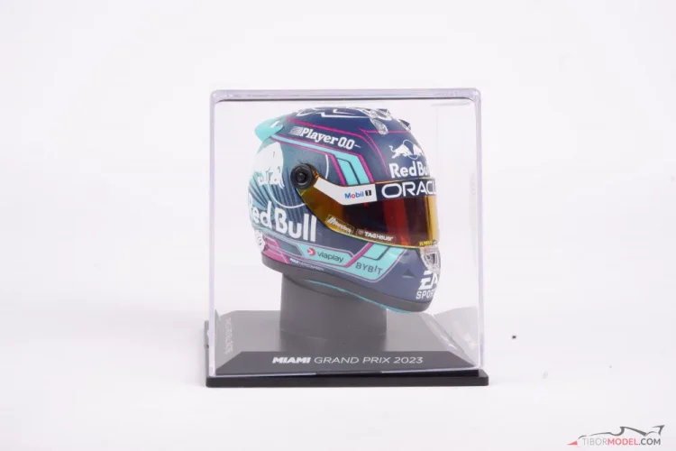 Helmet Max Verstappen 2023 Miami, 1:4 Schuberth | Tibormodel.com
