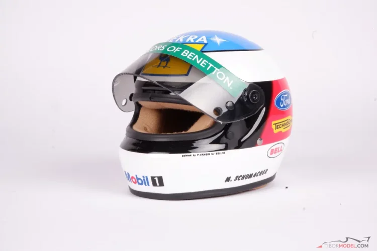 Michael Schumacher Camel Benetton 1992 prilba, VC Belgicka, 1:2 Bell