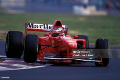 Ferrari F310B - Michael Schumacher (1997), Winner Canada, with driver figure 1:43 GP Replicas