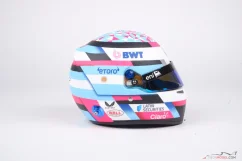 Franco Colapinto 2026 mini helmet, Alpine, 1:2 Bell