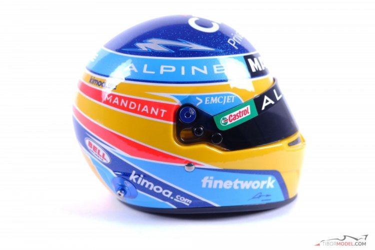 Fernando Alonso 2021 Alpine sisak, 1:2 Bell