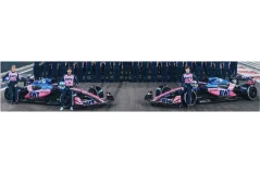 Alpine A525 - Pierre Gasly, Franco Colapinto (2025) Abu Dzabi Nagydíj 1:64 Spark