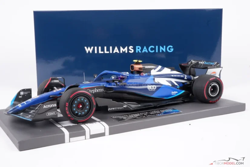 Williams FW45 - Logan Sargeant (2023), 800. futam Silverstone, 1:18 Minichamps