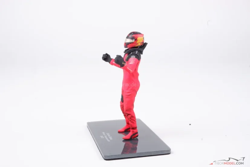 Carlos Sainz 2023 pilóta figura, Szingapúri Nagydíj, Ferrari, 1:18