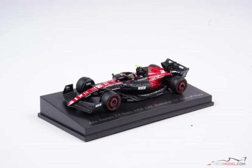 Alfa Romeo C43 - Guanyu Zhou (2023), 1:64 Spark