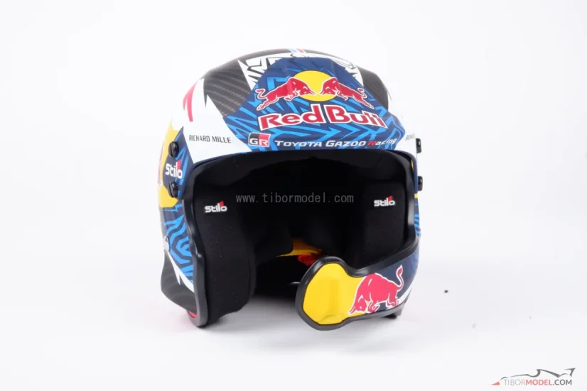 Sebastien Ogier 2025 Toyota WRC mini prilba, 1:2 Stilo