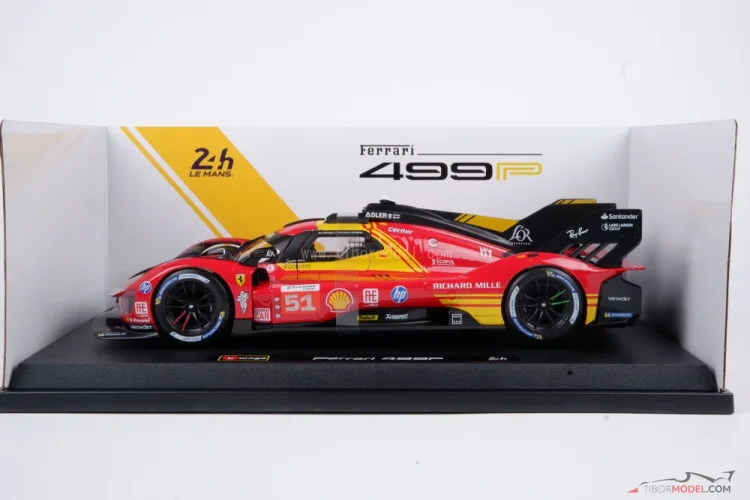 Ferrari 499P - #51, 24H Le Mans 2024, 1:18 Bburago