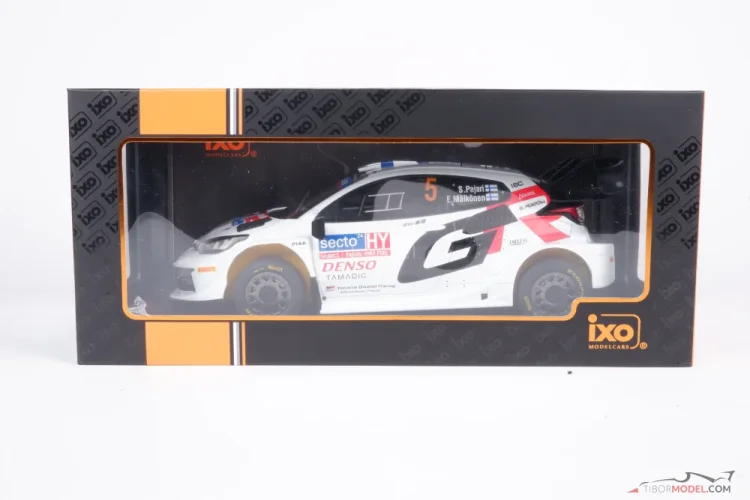 Model car Toyota Yaris Rally Finnland 2024, 1:18 Ixo | Tibormodel.com