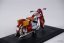 Jawa 350 Pérák oldaltáskákkal, bordó (1950), 1:18 Abrex