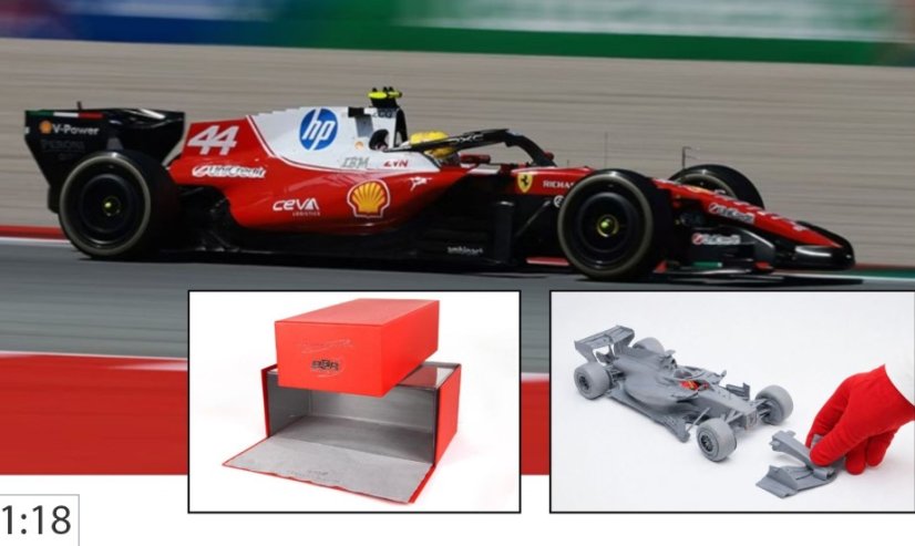 Ferrari SF-26 - Lewis Hamilton (2026) Winner Catalunya GP, 1:18 BBR Ferrari SF-26 - Lewis Hamilton (2026) Winner Catalunya GP, 1:18 BBR