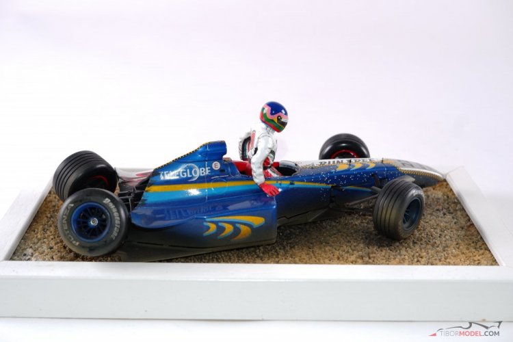 BAR 01 - J. Villeneuve 1999, crash at Spa, 1:18