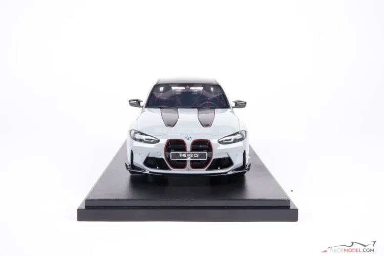 BMW M3 CS (2024) šedé, 1:18 GT Spirit