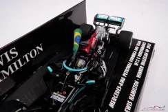 Mercedes W12 - Lewis Hamilton (2021), VC Brazílie, 1:43 Minichamps